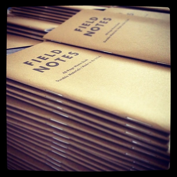 stacks of Field Notes notebooks