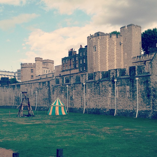 inside the Tower of London