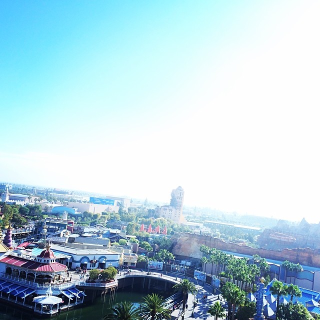 California Adventure from the sky