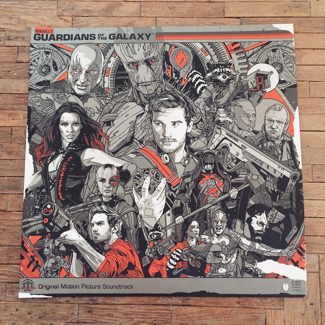 Guardians of the Galaxy vinyl soundtrack Mondo edition