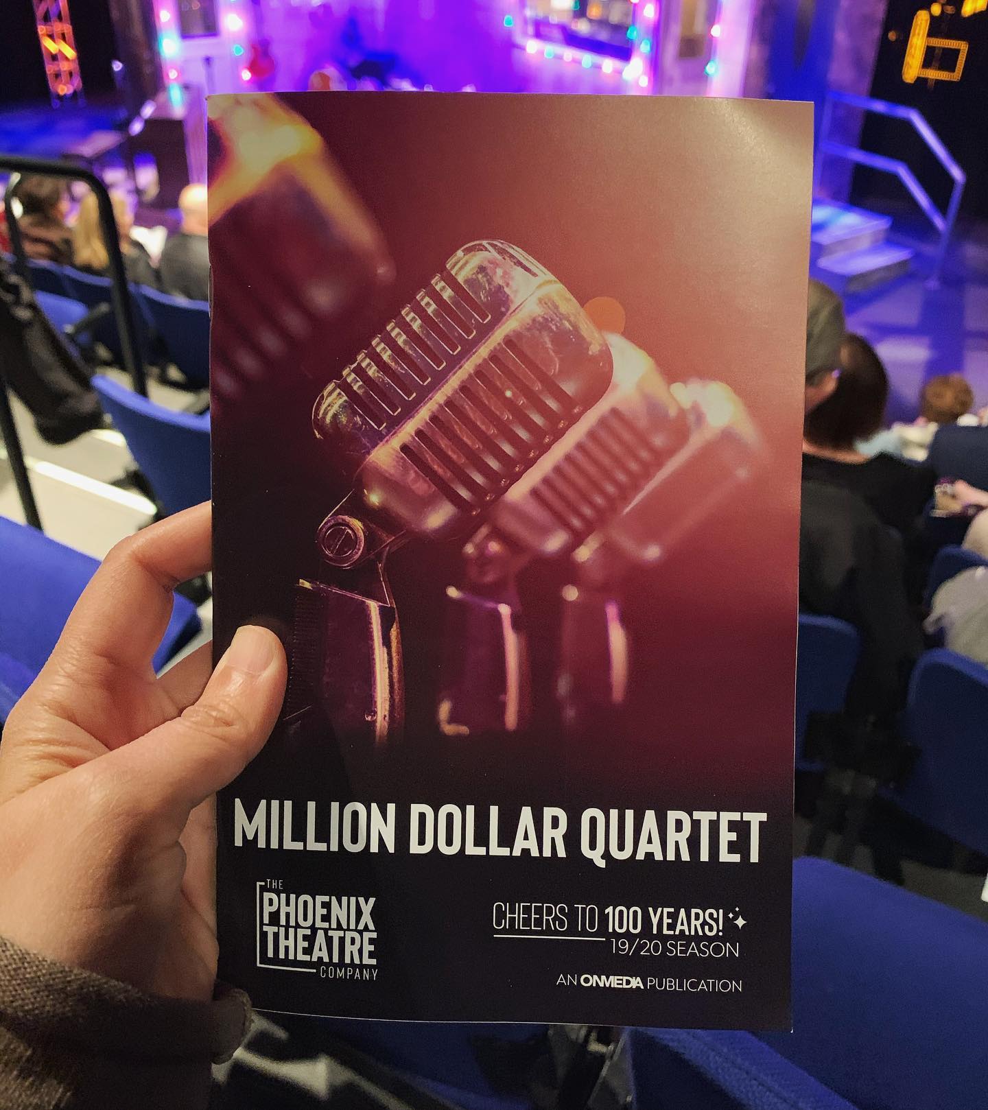 show program for Million Dollar Quartet